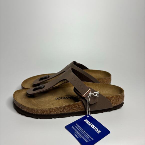 Birkenstock Gizeh BS Thong Sandal in Mocha Birko-Flor (Narrow) - Picture 3 of 11